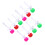 LED Flower Table Light Rose Shape 20 pcs 7