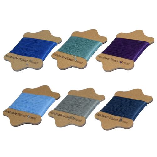 Heavy Duty Waxed Thread for Sewing 6 Pcs Assorted Colors 2