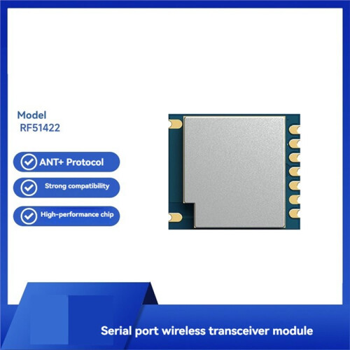 RF51422 ANT+ Wireless Transceiver Module Embedded Small Size SOC Chip ANT+ UART Interface RF Transceiver Module 1