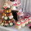 Macaroon  Stand - Elegant Plastic Cake Display for Weddings & Parties 1