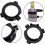 H7 LED Headlight Bulb Adapter Retainer for Kia and Hyundai 4