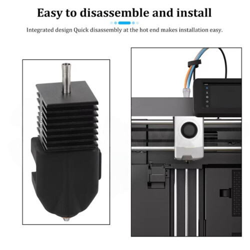 For Flashforge AD5X Mix Hotend Nozzle Assembly Integrated Hotend Bimetallic Hardened Steel Kit 3D Printer Accessories 2