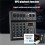 4 Channels  USB Mixer Professional Portable Audio Interface Sound Card Console for Guitar Recording Studio Singing B 6