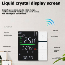 Termostato Wifi Regulador de Calor Conectado Batería Calefacción por Suelo Controlador de Horno Bomba de Agua Cerradura Niño Caldera B