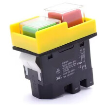 KJD20-2 Elektromagnetische Schakelaar, 4-Pins 220V 10A Veiligheidsschakelaar, voor Tafelszaag, Boorpers, Slijpmachine, No-Volt Ontgrendeling