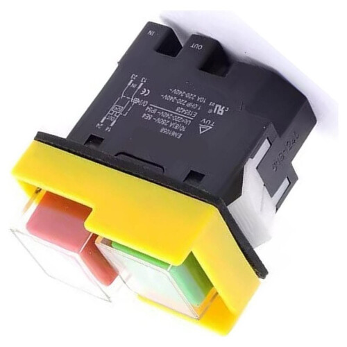 KJD20-2 Electromagnetic , 4-Pin 220V 10A Safety , for Table Saw, Drill Press, Grinder, No-Volt Release 1