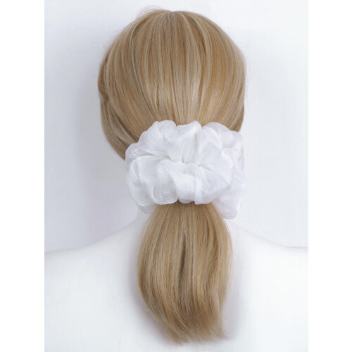 Soft Chiffon Scrunchies 38 Colors Large Ponytail Holders 1