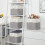 Storage Bins,Fabric Storage Basket with Handles, Foldable Boxes Organizer for Shelf Baskets for Home, Clothes 2