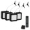 6 Pack Retractable Remote Control Safety Lock Tether, Adjustable Lock Strap TV Remote Finder and Security Lanyard 6