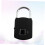 Prettyzoom Padlock USB Rechargeable Black Zinc Alloy 3