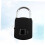Prettyzoom Padlock USB Rechargeable Black Zinc Alloy 8