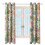 Floral Printed Window Curtains Blackout Thermal Insulated 3