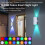 4 Pack LED Wireless Wall Sconce with Remote,16 Colors Changing, Motion Sensor Light for Hallway, Stairway, Bathroom 4