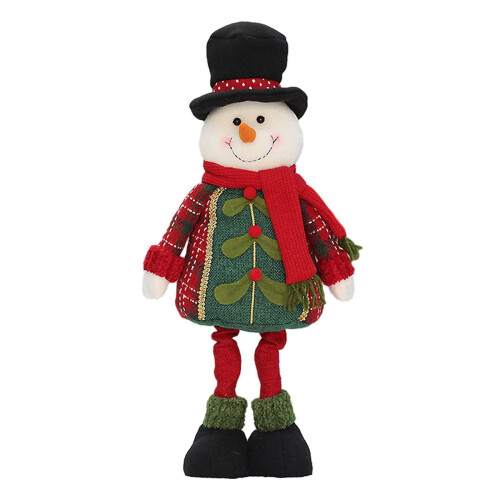 Stretchable Santa Claus Plush Figurine with Flexible Legs 2