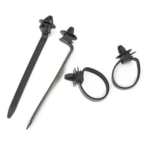 Nylon Cable Tie Wrap Fixed Fastener Clips 50 pcs 2