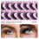 Synthetic False Eyelashes - Soft Natural Style, 10 Pairs 2