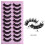 Synthetic False Eyelashes - Soft Natural Style, 10 Pairs 6