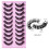Synthetic False Eyelashes - Soft Natural Style, 10 Pairs 8