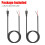 RCA Speaker Cable 24 AWG 3.4 ft 2-Pack Bare Wire Solder 4