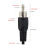 RCA Speaker Cable 24 AWG 3.4 ft 2-Pack Bare Wire Solder 7
