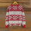 Women's Winter Cardigan Sweater - Printed Knit, Long 4