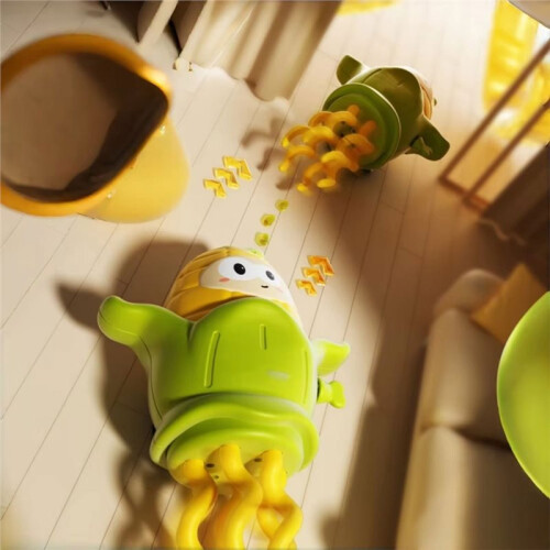 Wind- Dancing Corn Toy: Automatic Wiggling Corn Cob Novel for Hilarious Pranks 1