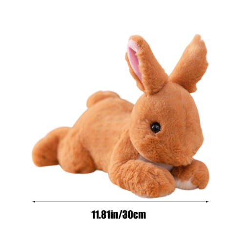 Easter Bunny Plush Toy 11.8 Inch Hot Pink 2