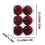 Flocking Ball Ornaments 3.15-Inch 6-Pack 5