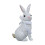Easter Rabbit Resin Statue Standing on Egg 1pc 6