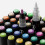 Metallic Acrylic Paint Markers Set 24 Colors Dual-Tip 3