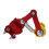 Motorbike Chain Tensioner Bolt Automatic Adjuster Red 3