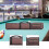 Billiards Pool Cue Case Oxford Cloth Pouch Coffee 7