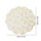 Christmas Pine Tree PVC Placemat 15.0 Inch Gold 2
