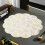 Christmas Pine Tree PVC Placemat 15.0 Inch Gold 4