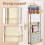 Hanging Yarn Organizer with 4 Zippered Pockets 3