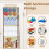 Hanging Yarn Organizer with 4 Zippered Pockets 6