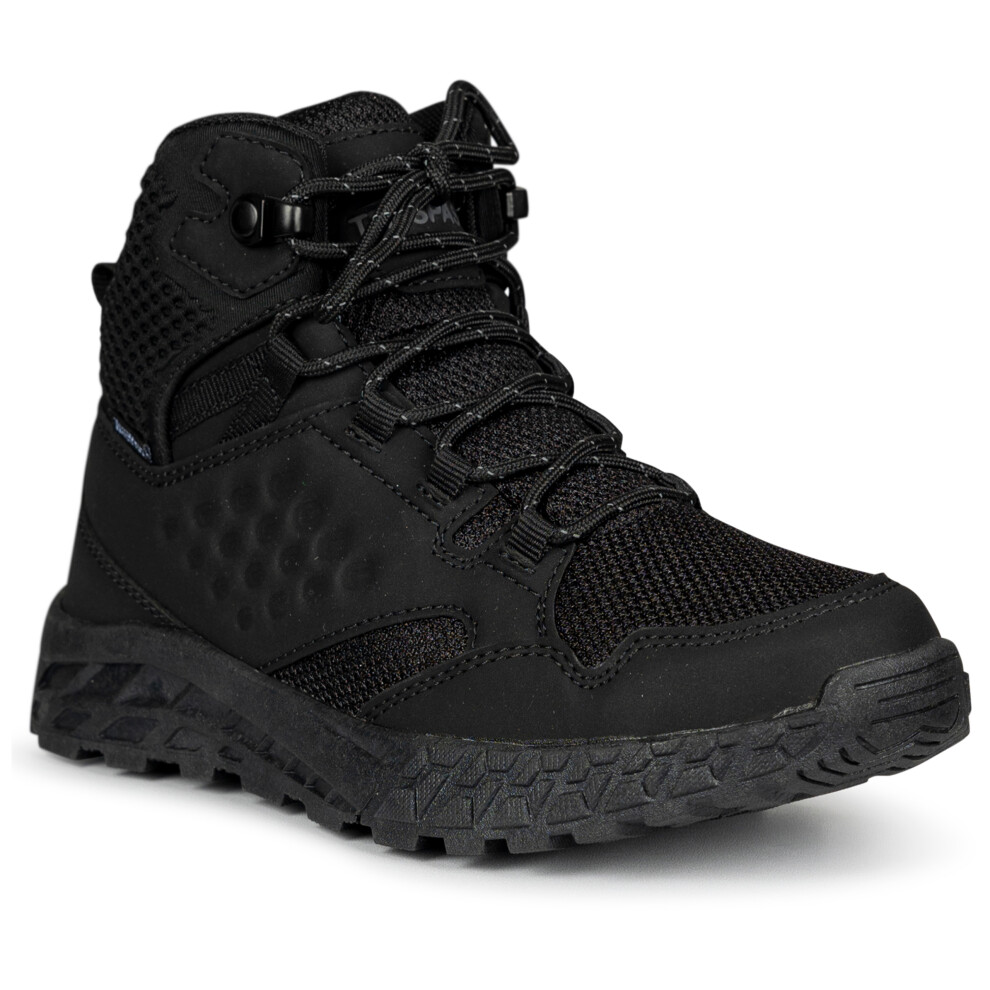Trespass (2, Black) Kids Hi Top Boots Lace Up Ankle Boot Rex