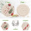 Round Woven Drink Coasters with Holder 6-Pc 4
