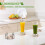 Round Woven Drink Coasters with Holder 6-Pc 7