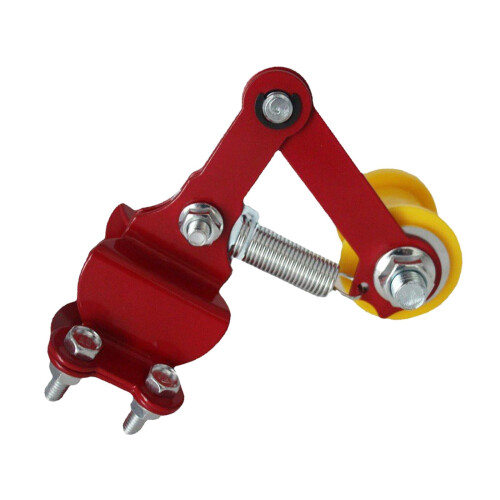 Motorbike Chain Tensioner Bolt Automatic Adjuster Red 1