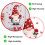 Valentine's Day Dwarf Static Cling Window Sticker, 2