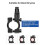 Bike Mirror Handlebar Mount Adjustable HD Lens 1 Pair 2