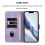 Purple Flip Leather Wallet Case for Samsung Galaxy S24 3