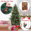 Rooster Ornament Advent Calendar 24pcs Santa Hat Scarf 7