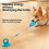 Dog Toy Suction Cup Tug Blue Durable Bite-Resistant 3