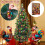 Rooster Ornament Advent Calendar 24pcs Santa Hat Scarf 8