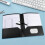Plastic Pocket Folders Heavy Duty Letter Size 2 Pockets 4