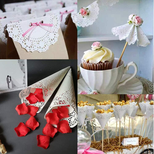 Paper Doilies Round Lace 100 Pieces 5.5 Inch 1