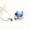 Crystal Heart Cremation Necklace with Angel Wings Pattern 4