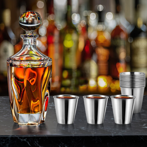 Stainless Steel Shot Cup 70ml 12pcs 1
